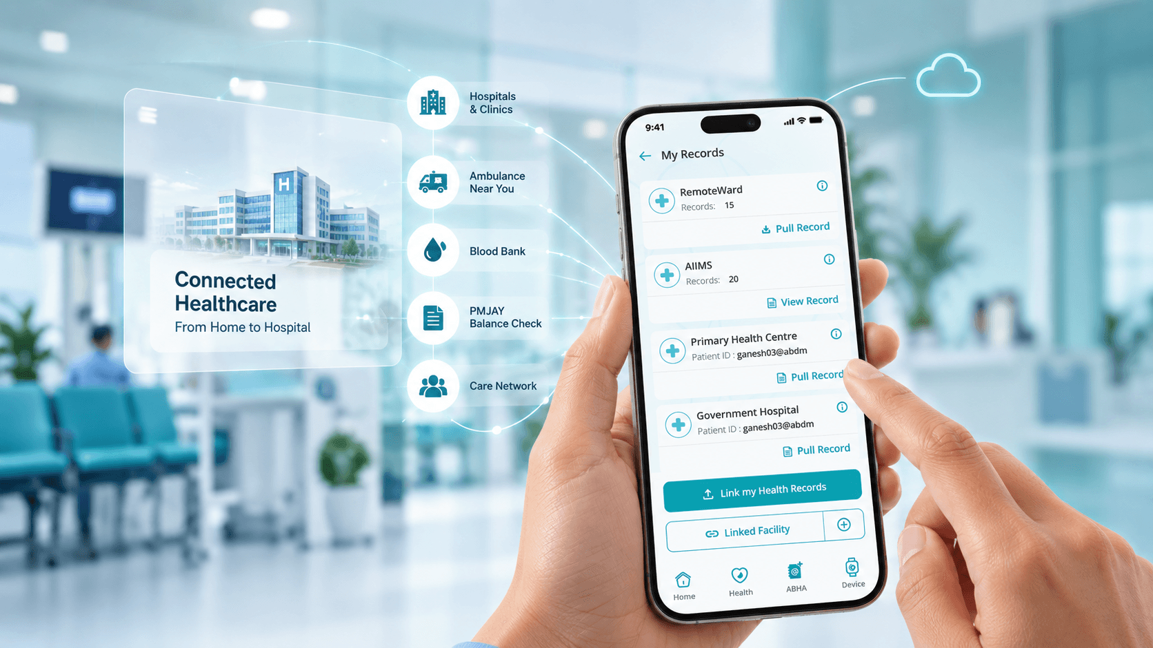 RemoteWard app screen 1